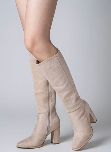 Kozaki damskie ocieplane F6381.BEIGE (36/41,12par)