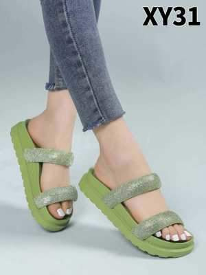 Klapki damskie 7AXY31.GREEN (36/41,12par)