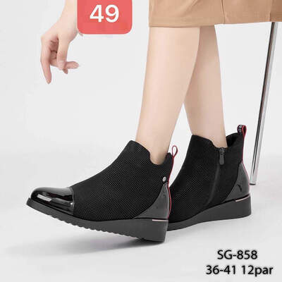 Botki damskie 7ASG-858.BLACK (36/41,12par)