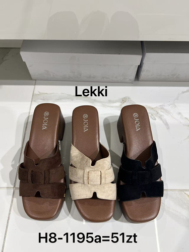 Klapki damskie 7AH8-1195A.KOLORDOWYBOR (36/41,12par)