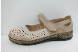 Balerinki damskie 7A9769-7.KHAKI (36/41,12par)