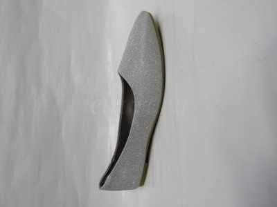 Balerinki damskie 7A2017-2.SILVER (36/41,12par)