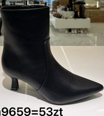 Botki damskie ocieplane 9693.BLACK (36/41,12par)