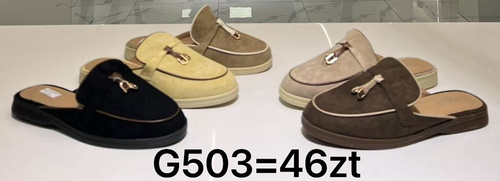 Klapki damskie G503.KOLORDOWYBORU (36/41,12par)