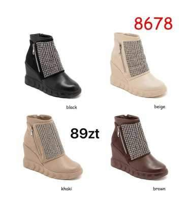 Botki damskie 7A8678.KOLORDOWYBORU Ocieplane (36/41,12par)