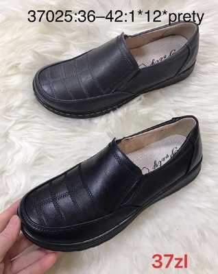 Półbuty damskie 7A37025.BLACK, GREY (36/42,12par)