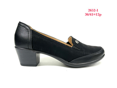 Czółenka damskie 7A2652-1.BLACK (36/41,12par)