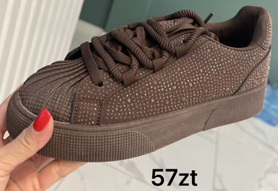 Buty sportowe damskie 9031.BROWN (36/41,12par)