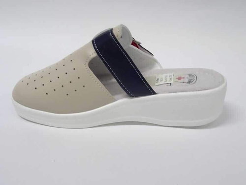 Klapki damskie 7AB12-5.BEIGE (36/41,12par)