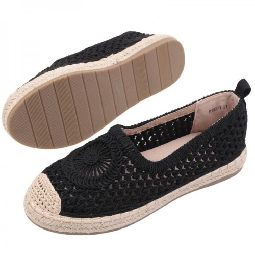 Balerinki damskie F202-1.BLACK (36/41,12par)