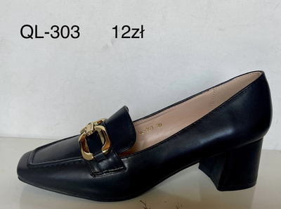Czółenka damskie QL-303.BLACK (36/41 12par)