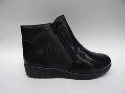 Botki damskie      7A303-1.BLACK   (36/42,12par)