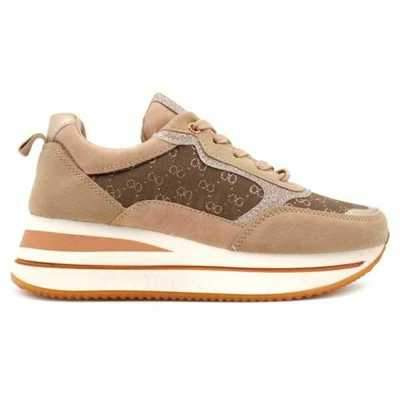 Buty sportowe damskie 7ABM05-4.BEIGE (36/41,8par)