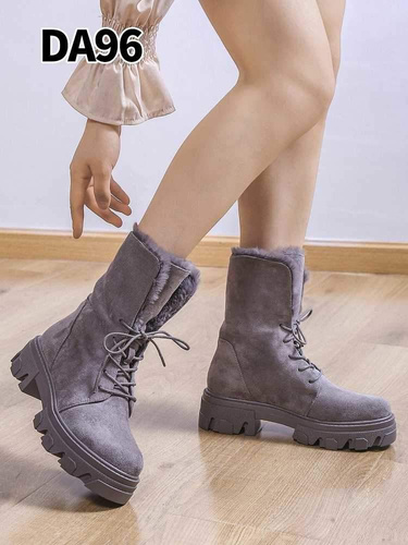 Botki damskie 7ADA96.GREY Ocieplany (36/41,12par)