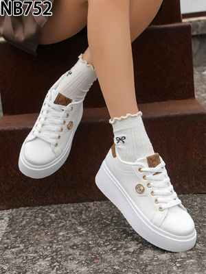 Buty sportowe damskie 7ANB752.KHAKI  (36/41,12par)