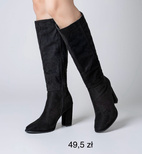 Kozaki damskie ocieplane F6381.BLACK (36/41,12par)