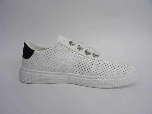 Buty sportowe damskie 7A36802-81.WHITE/BLACK  (36/41,12par)