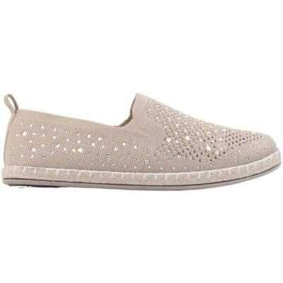 Balerinki damskie F122-10.BEIGE (36/41,12par)