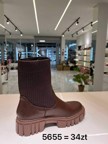 Botki damskie  7A5655.BROWN  (36/41,12par)