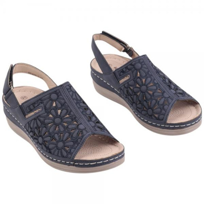 Sandały damskie DE204-1.BLACK (36/41,12par)