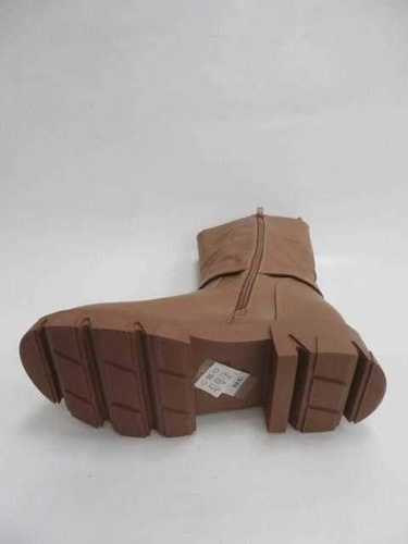Botki damskie 7AM599.CAMEL Ocieplane (36/41,12par)