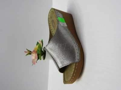 Klapki damskie 7A6121-2.SILVER (36/41,12par)