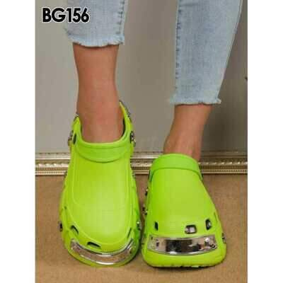 Klapki damskie  7ABG156.GREEN  (36/41,12par)