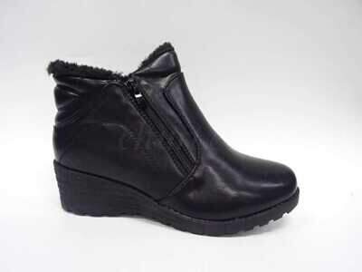 Botki damskie 7A12901-1.BLACK (37/42,12par)