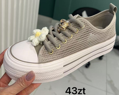 Trampki damskie BJ723.GREY (36/41,12par)