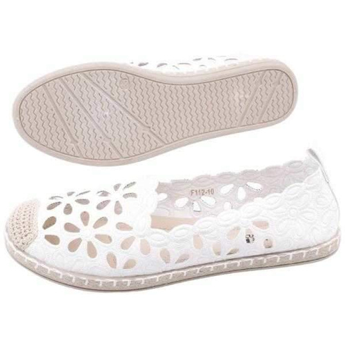 Balerinki damskie F112-10.WHITE (36/41,12par)