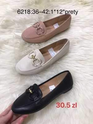 Balerinki damskie 7A6218.KOLORDOWYBORU (36/42,12par)