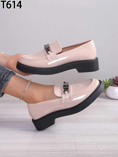 Półbuty damskie T614.BEIGE (36/41,12par)