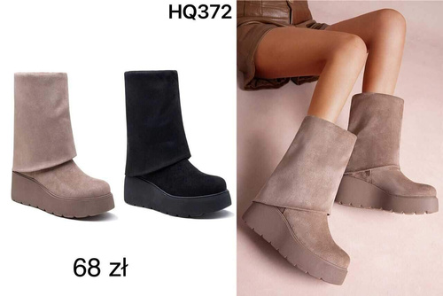 Kozaki damskie HQ372.KOLORDOWYBORU (36/41,12par)