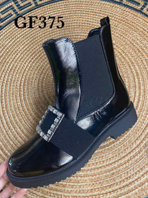 Botki damskie  7AGF375.BLACK   (36/41,12par)