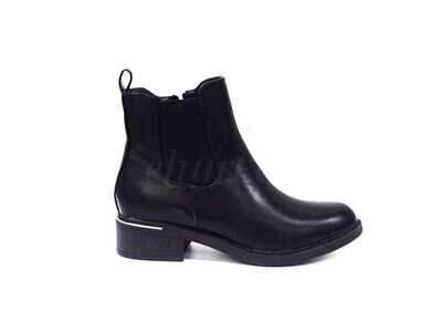 Botki damskie 7ASA37-1.BLACK (36/41,8par)