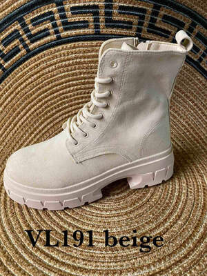 Botki damskie  7AVL191.BEIGE  Ocieplane (36/41,12par)