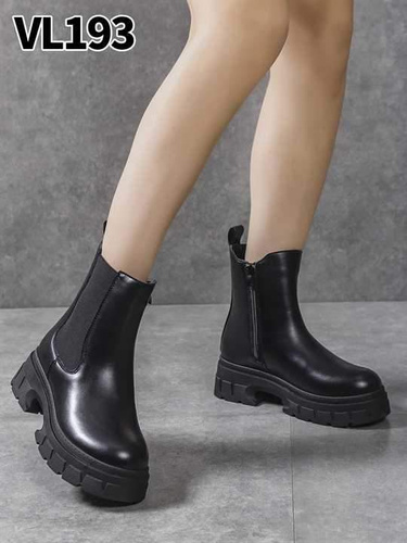 Botki damskie 7AVL193.BLACK (36/41,12par)