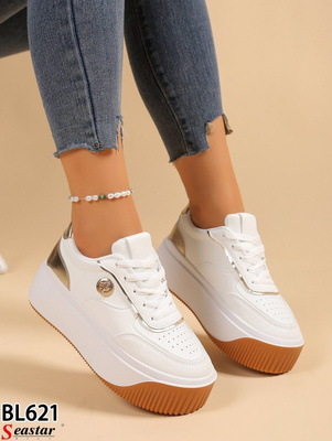 Buty sportowe damskie 7ABL621.WHITE  (36/41,12par)