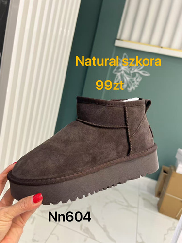 Botki damskie 7ANN604.BROWN (36/41,12par)