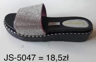 Klapki damskie 7AJS-5047.RED (36/41,12par)