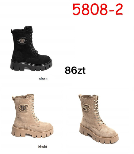 Botki damskie QH7735.BEIGE (36/41,12par)