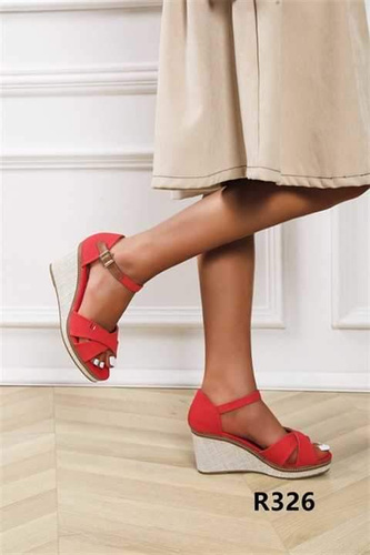 Sandały damskie 7AR326.RED (36/41,12par)