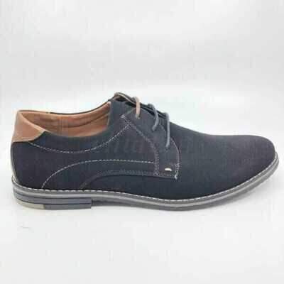 Półbuty męskie AB128-14.BLACK/BROWN (40/45,8par)