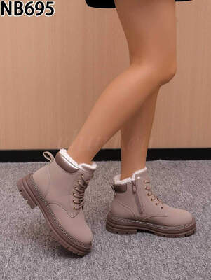 Trzewiki damskie 7ANB695.KHAKI (36/41,12par)