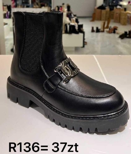 Botki damskie 7AR136.BLACK (36/41,12par)