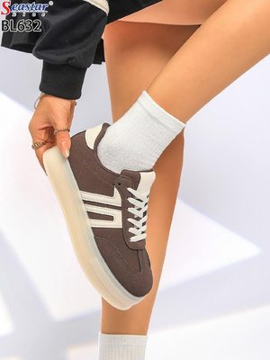 Buty sportowe damskie 7ABL632.BROWN (36/41,12par)