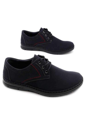 Półbuty męskie AB136A-3.NAVY/RED (40/45,8par)