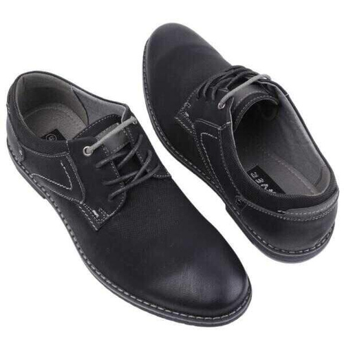 Półbuty męskie AB65A-7.BLACK/GREY (40/45,8par)