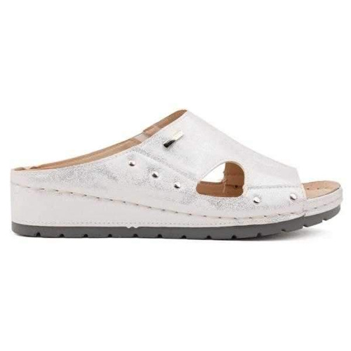 Klapki damskie 7ADE924-7.SILVER (36/41,12par)