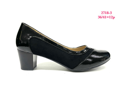 Czółenka damskie 7A2718-3.BLACK (36/41,12par)